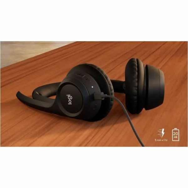 Logitech Zone 305 for Business, Wireless Bluetooth Headset With Microphone, for Microsoft Teams, Compatible With Windows, Mac, Chrome, Linux, iOS, iPadOS, Android, Black - Image 5