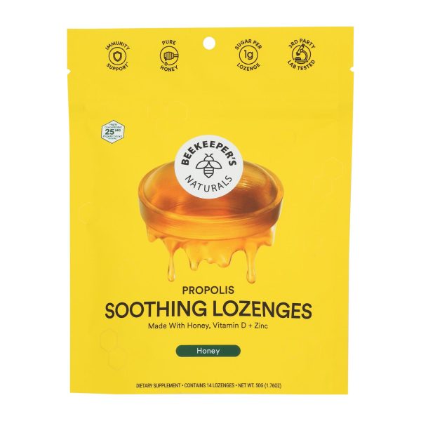Beekeepers Naturals - Lozenges Honey Sooth - 1 Each-1.76 OZ - Image 2