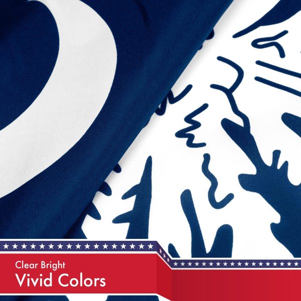 G128 Combo Pack: USA American Flag 3x5 Ft 150D Printed Stars & South Carolina State Flag 3x5 Ft 150D Printed - Image 4