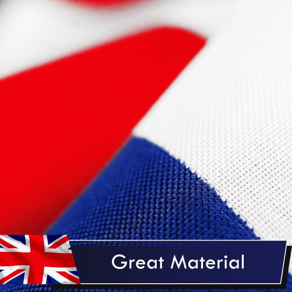 UK British Flag 3x5 Ft 3-Pack Printed Polyester By G128 - Image 4