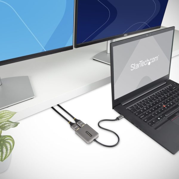 StarTech.com USB-C to Dual HDMI Adapter, USB Type-C Multi-Monitor MST Hub, Dual 4K 60Hz HDMI Laptop Display Extender / Splitter, Windows - Image 8