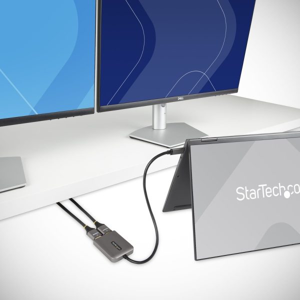 StarTech.com USB-C to Dual HDMI Adapter, USB Type-C Multi-Monitor MST Hub, Dual 4K 60Hz HDMI Laptop Display Extender / Splitter, Windows - Image 9