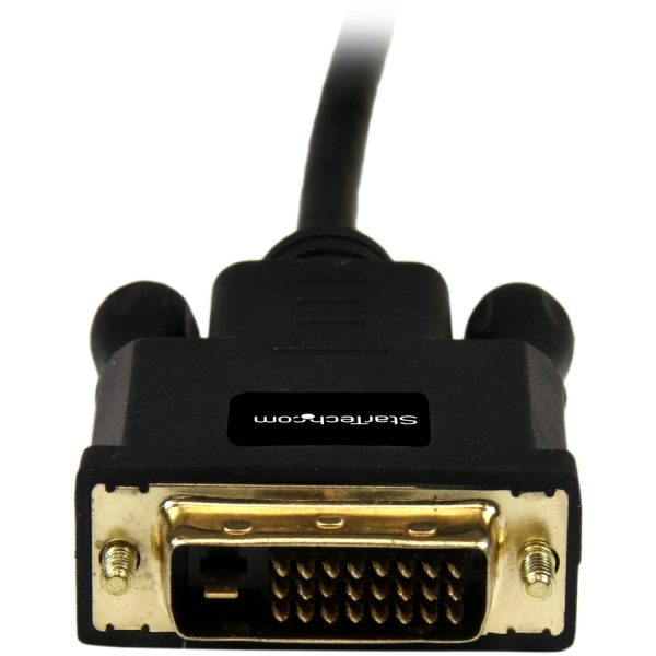 StarTech.com 10ft Mini DisplayPort to DVI Cable, Mini DP to DVI-D Adapter/Converter Cable, 1080p Video, mDP 1.2 to DVI Monitor/Display - Image 3