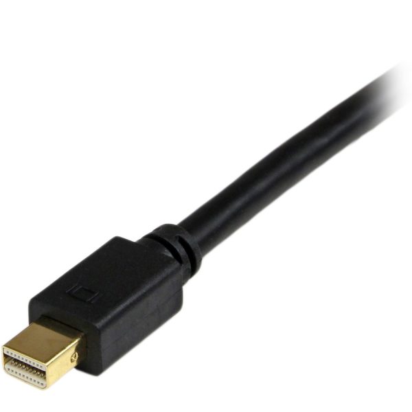 StarTech.com 10ft Mini DisplayPort to DVI Cable, Mini DP to DVI-D Adapter/Converter Cable, 1080p Video, mDP 1.2 to DVI Monitor/Display - Image 4