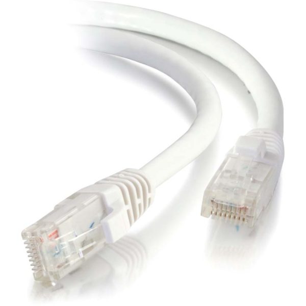 C2G-14ft Cat5e Snagless Unshielded (UTP) Network Patch Cable - White - Image 3