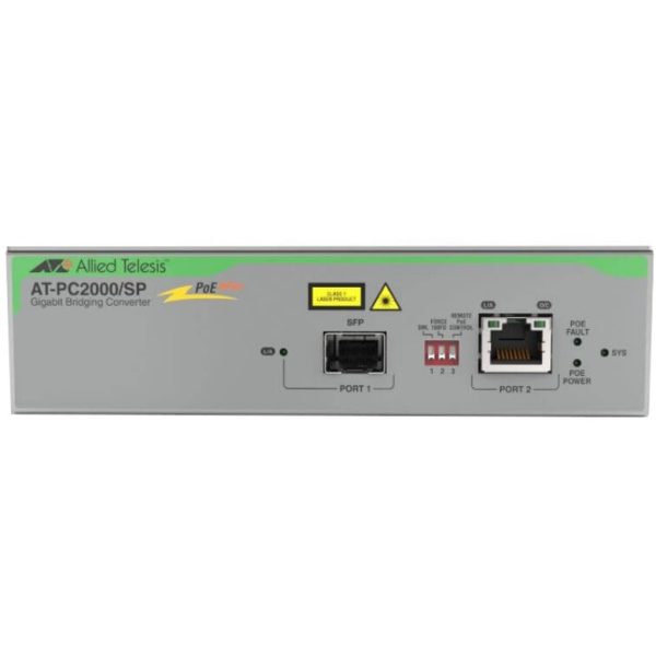 Allied Telesis PoE+ to SFP Switching Media Converter - Image 4