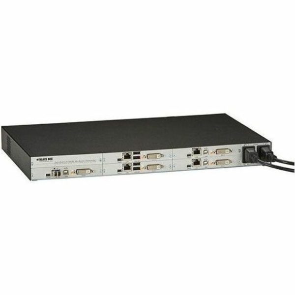Black Box 6-Port DKM Modular Card Chasis with Redundant Power Option and Backplane - Image 2