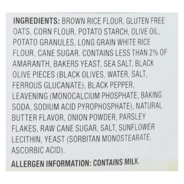 Miltons - Cracker Olive Oil Gluten Free - Case of 12 - 4.5 OZ - Image 3