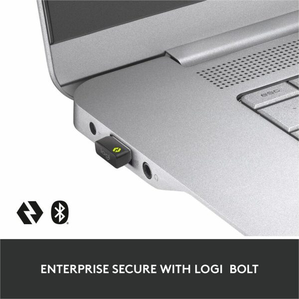 Logitech MX Master 3S for Business, Wireless Mouse with Quiet Clicks, 8K DPI, Logi Bolt USB Receiver, Graphite - Image 2