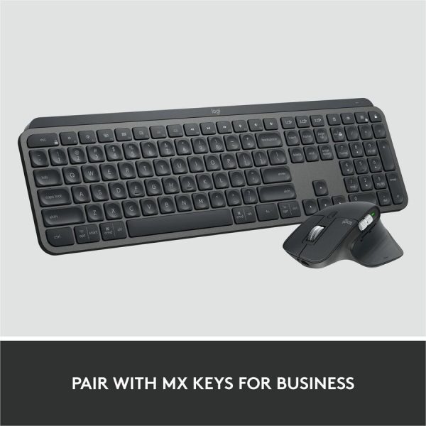 Logitech MX Master 3S for Business, Wireless Mouse with Quiet Clicks, 8K DPI, Logi Bolt USB Receiver, Graphite - Image 9