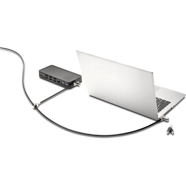 Kensington Universal 3-in-1 Keyed Cable Lock - Twin Lockheads - Keyed Different - Image 2