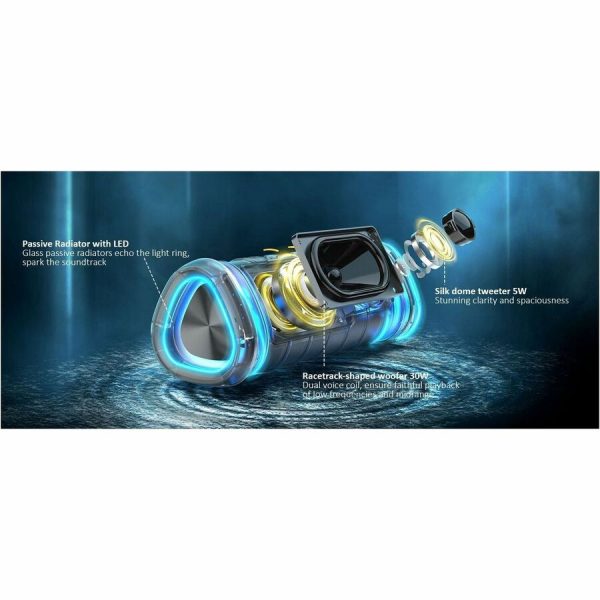 Morpheus 360 Sound Stage Pro Wireless Portable Speaker - 35W - Bluetooth - BT8850DSP - Image 4