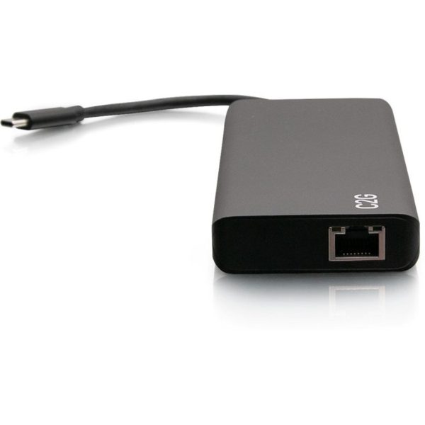 C2G USB C Docking Station - Dual Monitor Docking Station with 4K HDMI, USB, Ethernet, and AUX - Power Delivery up to 60W - Image 2
