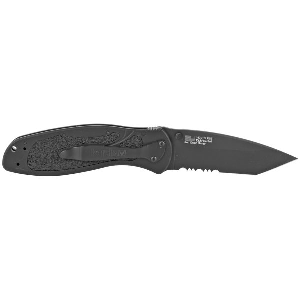 KERSHAW BLUR TANTO 3.4" BLK/BLK SERR - Image 2