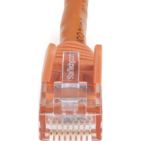 StarTech.com 1ft CAT6 Ethernet Cable - Orange Snagless Gigabit - 100W PoE UTP 650MHz Category 6 Patch Cord UL Certified Wiring/TIA - Image 2