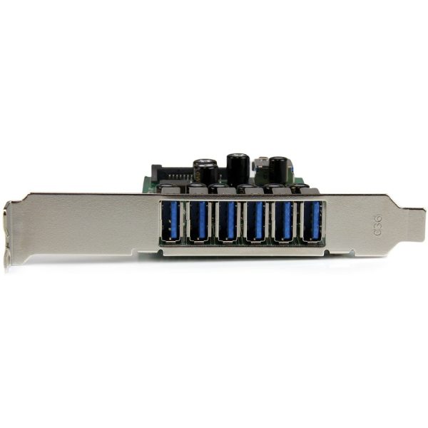 StarTech.com 7 Port PCI Express USB 3.0 Card - 5Gbps - Standard and Low-Profile Design - Image 3