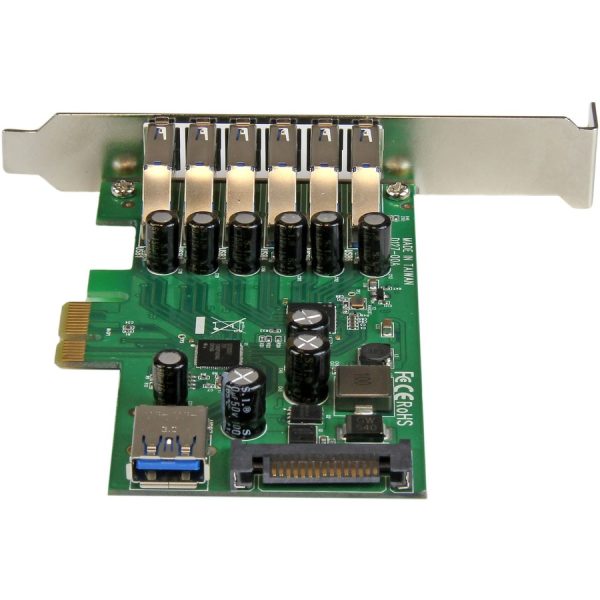 StarTech.com 7 Port PCI Express USB 3.0 Card - 5Gbps - Standard and Low-Profile Design - Image 4