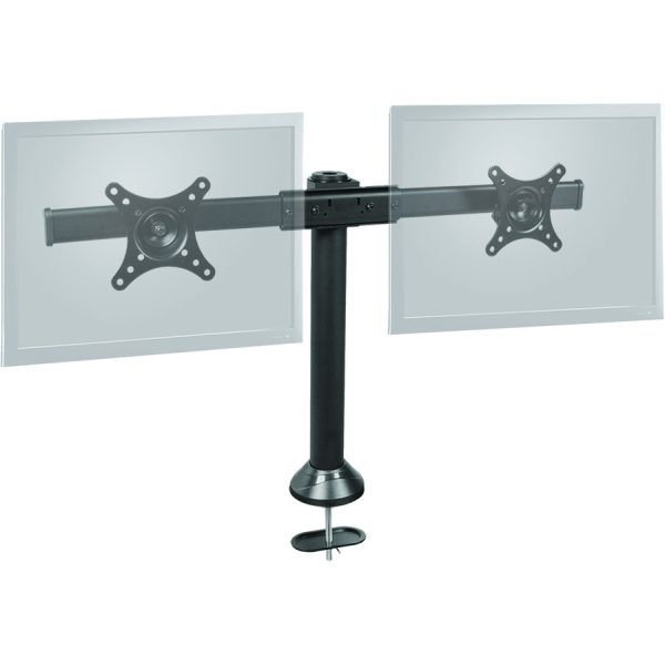 Freestanding Dual Monitor Desk Stand - 13" to 27", Max Load 22 lbs - Image 5