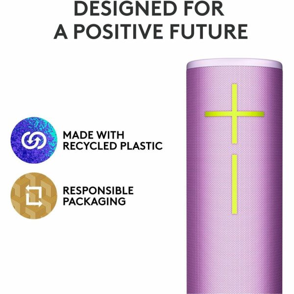 Ultimate Ears MEGABOOM 4 Portable Waterproof Bluetooth Speaker With Powerful 360-Degree Sound and Thundering Bass, Floating Speaker With 20-Hour Battery and 147ft (45m) Range, Lilac - Image 6