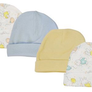 Boys Baby Caps (pack Of 4) Nc_0259