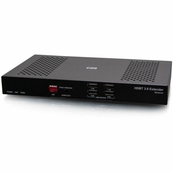 C2G HDMI HDBaseT + USB-B to A + RS232 Over Cat Extender Box TX to Box RX (18Gbps) 4K 60Hz up to 328ft - Image 7