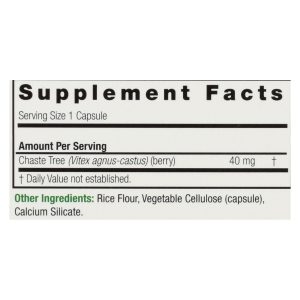Nature's Answer - Vitex Agnus-Castus Chastetree Berry - 90 Vegetarian Capsules