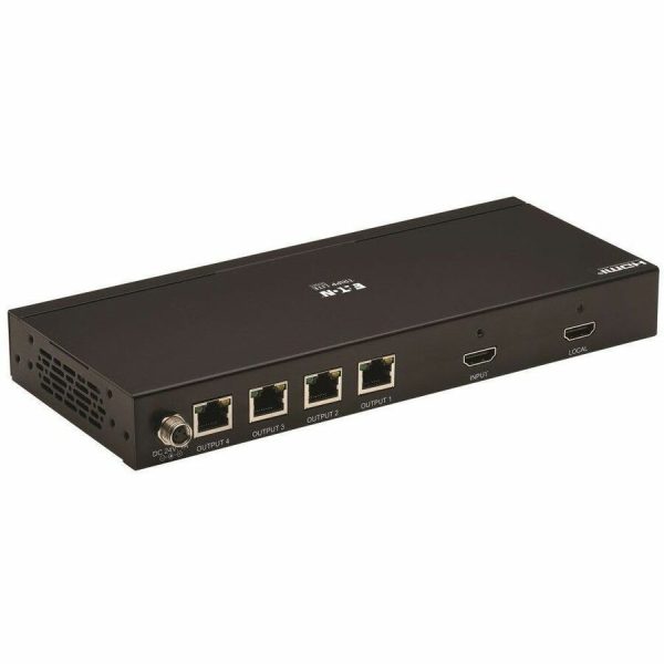 Eaton Tripp Lite Series 4-Port HDMI over Cat6 Extender Kit, Splitter/3x Pigtail Receivers - 4K 60 Hz, HDR, 4:4:4, PoC, 230 ft. (70.1 m), TAA - Image 3