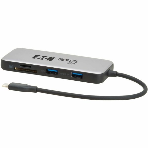Eaton Tripp Lite Series USB-C Multiport Adapter - 4K 60 Hz HDMI, USB 3.2 Gen 2 Hub Ports, Memory Card Slots, 100W PD Charging, HDR, HDCP 2.2 - Image 3