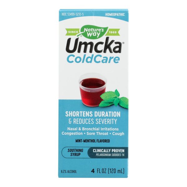 Nature's Way - Umcka ColdCare Syrup Menthol - 4 fl oz - Image 2