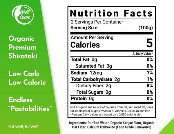 Organic Variety Pack   Premium Shirataki Konjac Pasta   USDA Organic 100% Plant Based Keto Friendly Zero Net Carb Non GMO Ready to Eat Low Calorie Gluten Free Vegan Diet 6 Pack - Image 2