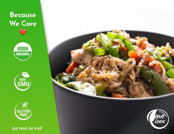 Organic Variety Pack   Premium Shirataki Konjac Pasta   USDA Organic 100% Plant Based Keto Friendly Zero Net Carb Non GMO Ready to Eat Low Calorie Gluten Free Vegan Diet 6 Pack - Image 3