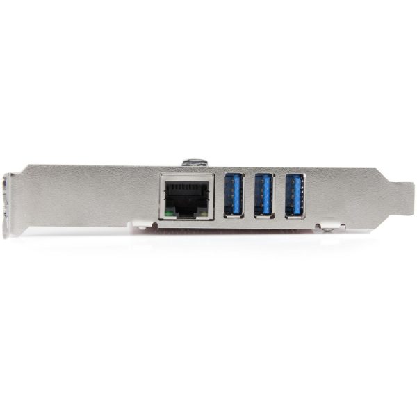 StarTech.com 3 Port PCI Express USB 3.0 Card + Gigabit Ethernet - 5Gbps - Image 3