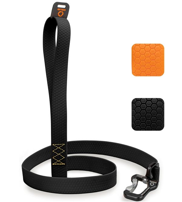 Evolutor Extra Heavy Duty Dog Leash 4 Ft   Durable Leash for Large Medium and Small Dogs   Strong Leashes for Large Breed Dogs   Walking Dog Leash (Black)