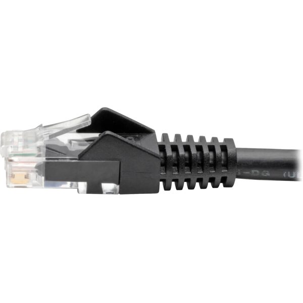 Eaton Tripp Lite Series Cat6 Gigabit Snagless Molded (UTP) Ethernet Cable (RJ45 M/M), PoE, Black, 8 ft. (2.43 m) - Image 2