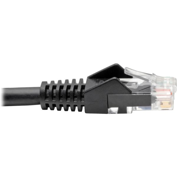 Eaton Tripp Lite Series Cat6 Gigabit Snagless Molded (UTP) Ethernet Cable (RJ45 M/M), PoE, Black, 8 ft. (2.43 m) - Image 3