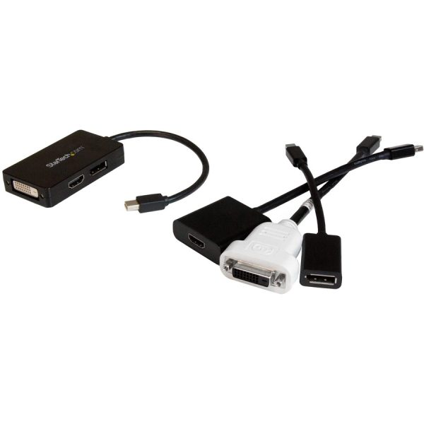 StarTech.com Travel A/V adapter - 3-in-1 Mini DisplayPort to DisplayPort DVI or HDMI converter - Image 4