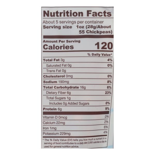 Biena Chickpea Snacks - Sea Salt - Case of 8 - 5 oz. - Image 2