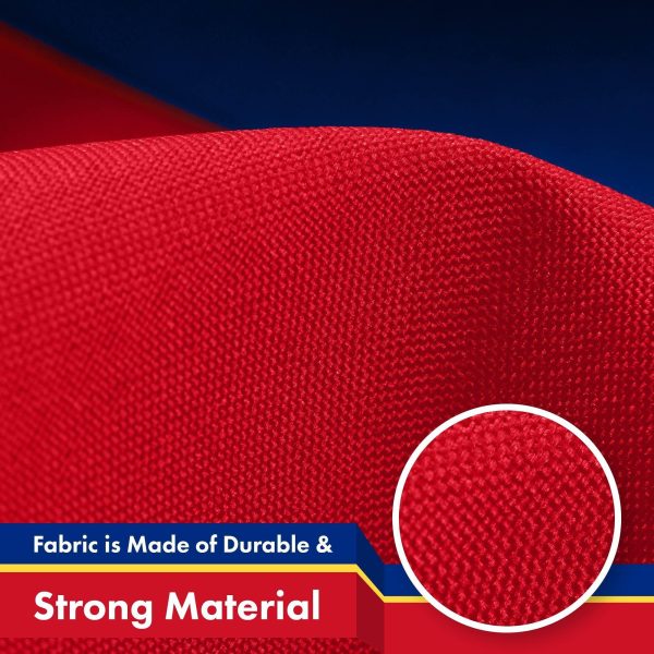 G128 3 Pack: Liechtenstein Liechtensteiner Flag | 3x5 Ft | LiteWeave Pro Series Printed 150D Poly | Country Flag, Indoor/Outdoor, Vibrant Colors, Brass Grommets, Thicker and More Durable Than 100D 75D - Image 4