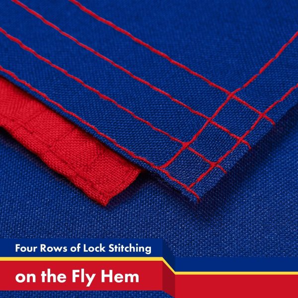 G128 3 Pack: Liechtenstein Liechtensteiner Flag | 3x5 Ft | LiteWeave Pro Series Printed 150D Poly | Country Flag, Indoor/Outdoor, Vibrant Colors, Brass Grommets, Thicker and More Durable Than 100D 75D - Image 5