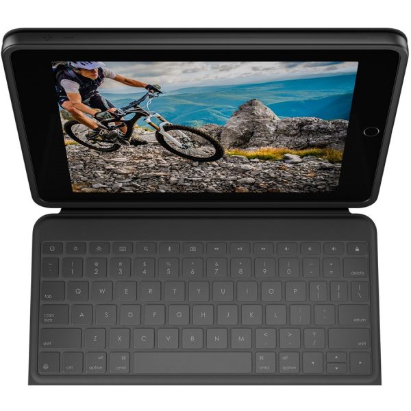 Logitech Rugged Folio Rugged Keyboard/Cover Case (Folio) Apple, Logitech iPad (7th Generation), iPad (8th Generation), iPad (9th Generation) Tablet - Graphite - Image 4