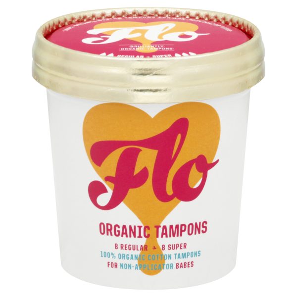 Flo - Tampons Organic Bamboo No App - Case of 12-16 Count - Image 2