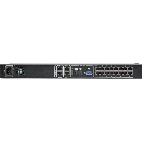 Eaton Tripp Lite Series NetCommander 16-Port Cat5 KVM over IP Switch - 1 Remote + 1 Local User, 1U Rack-Mount, TAA - Image 4
