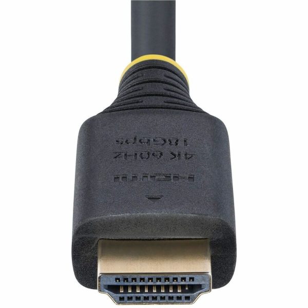 StarTech.com 3ft (0.9m) Premium Certified High Speed HDMI Cable, 4K 60Hz/1440p 144Hz, 18Gbps, UHD HDMI 2.0 Cord, TPE Jacket - Image 5