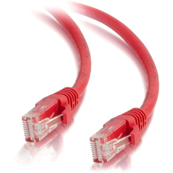 C2G 5ft Cat5e Ethernet Cable - 350 MHz - Snagless - Red - Image 3