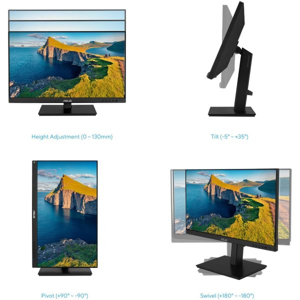 Asus BE24ECSBT 24" Class LCD Touchscreen Monitor - 16:9 - 5 ms - Image 8