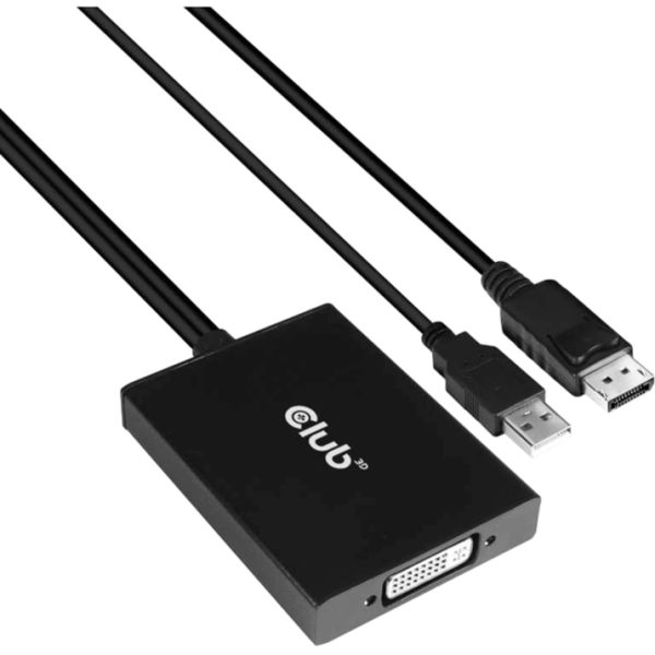 Club 3D DisplayPort to Dual Link DVI-I Active Adapter - Image 2
