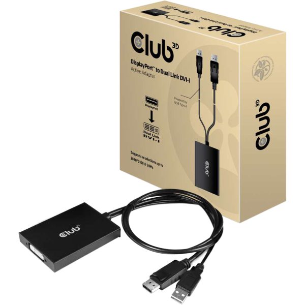 Club 3D DisplayPort to Dual Link DVI-I Active Adapter - Image 3