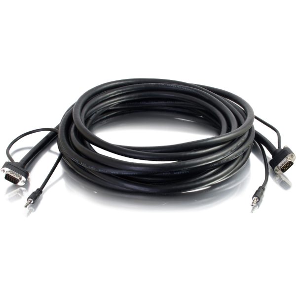 C2G 15ft Select VGA + 3.5mm Stereo Audio A/V Cable M/M - In-Wall CMG-Rated - Image 2