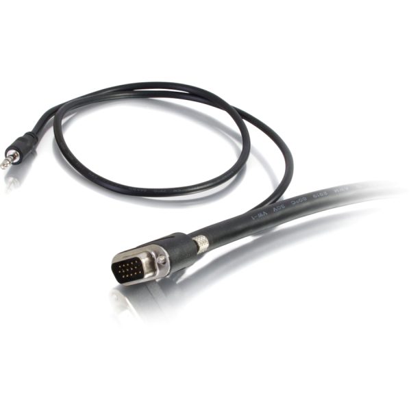 C2G 15ft Select VGA + 3.5mm Stereo Audio A/V Cable M/M - In-Wall CMG-Rated - Image 3