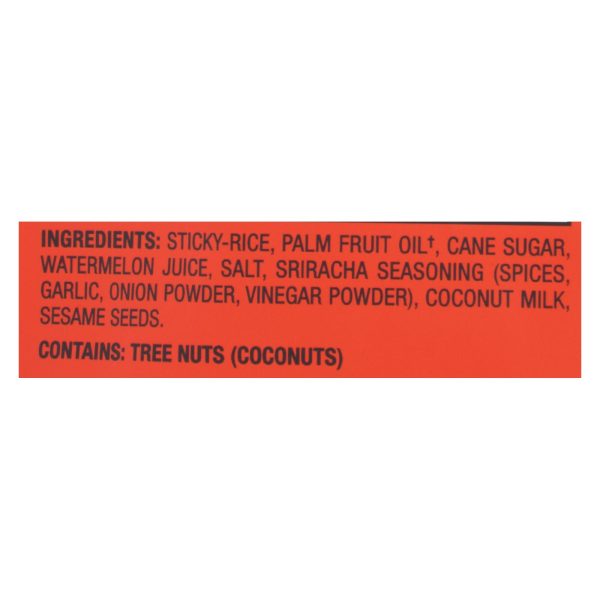 Dang - Sticky Rice Chips - Sriracha - Case of 12 - 3.50 oz - Image 3